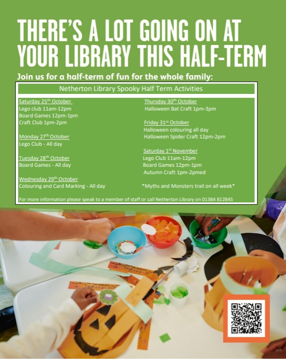 Netherton Library - Children's Half Term Activities